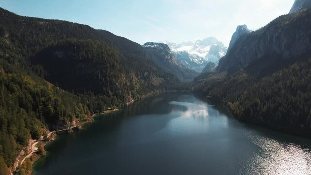 Lake Gosau, Austria, Gosauseen in Salzburger district, Alps