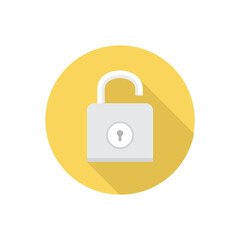 padlock user interface desktop icon