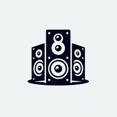 speaker logo illustration