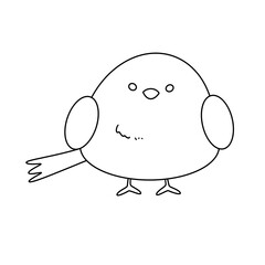 A bird is standing on a white background