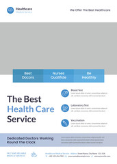 Medical Healthcare Flyer Template Corporate A4 Flyer
