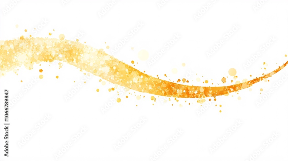 Poster Abstract representation of a market trend line showing both growth and risk, symbolizing economic fluctuation with side empty space for text