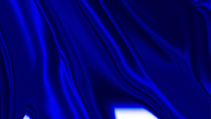 Colorful liquid background, smooth wave and glossy. Abstract Blue Liquify abstract background. Blue silk background.