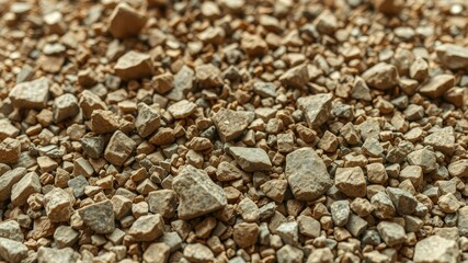 High Dynamic Range Scattered Rock Particles and Dust Texture in Photorealistic Detail for Documentary Photography