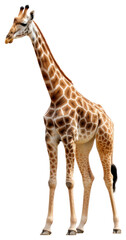 Obraz premium PNG Giraffe wildlife animal mammal.
