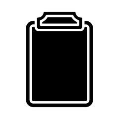 Notes Clipboard glyph icon