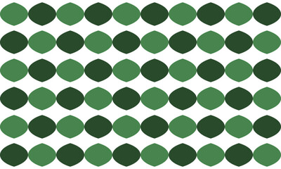 Green oval dots pattern, Red dot on white background, design for fabric printing as repeat pattern, green circle, checkerboard, chessboard, rugby shape