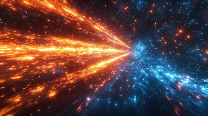 Warp Velocity High-Speed Cosmic Race