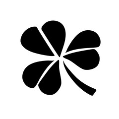 St. Patrick's Day. Retro Style Emblems leaf clover