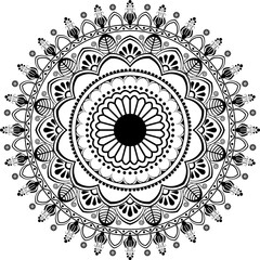 Mandalas for coloring book. Decorative round ornaments. Unusual flower shape. Oriental vector, Anti-stress therapy patterns. Weave design elements. Yoga logos Vector.