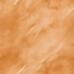 Fototapeta premium Warm abstract watercolor background with orange hues. Seamless texture. 