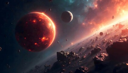 earth and sun view from space