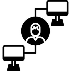 Online Collaboration Icon