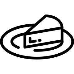 A slice of cheese sits on a plate with a dollop of sauce, presented simply and invitingly in a minimalist style