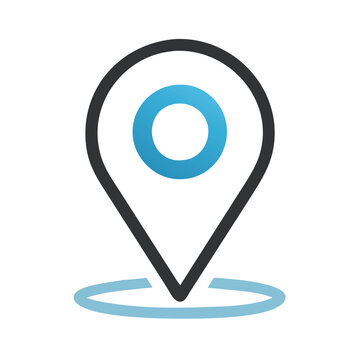 recommend clip art: Black and White Location Pin Icon Outline, Simple black and white outline of a location pin icon on a base, perfect for maps, navigation apps, and minimalist design projects.
                    