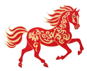 PNG Chinese zodiac symbol Horse horse.
