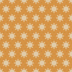 seamless pattern with geometric flowers ornamental background design texture for fabric home wear surface design packaging