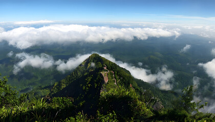 Fototapeta premium Panoramic Views from Pico Basile Summit