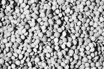 Capsules on Blurred Background