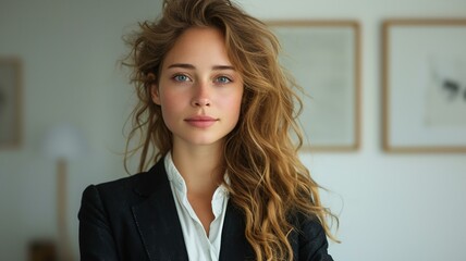 Young Confident Woman CEO Entrepreneur Businesswoman