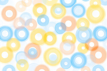 Vibrant Abstract Background with Colorful Bubbles, Geometric Shapes, and Gradient Pastel Hues - Perfect for Copy Space, Invitations, and Modern Digital Designs