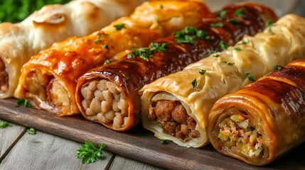 Delicious regional variations of stuffed rolls