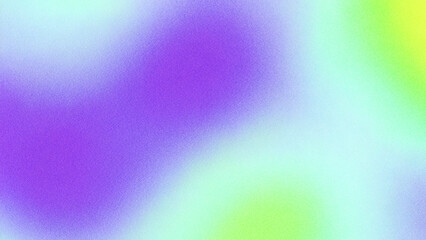 A distorted background with purple, green, and yellow hues, featuring a grainy texture and noise, ideal for use in banners.