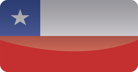 National flag of Chile.Vector illustration