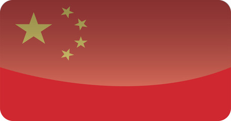 National flag of China.Vector illustration