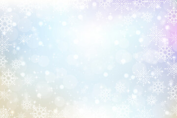 Colorful Christmas background with snowflakes. Christmas snowflake background. EPS 10
