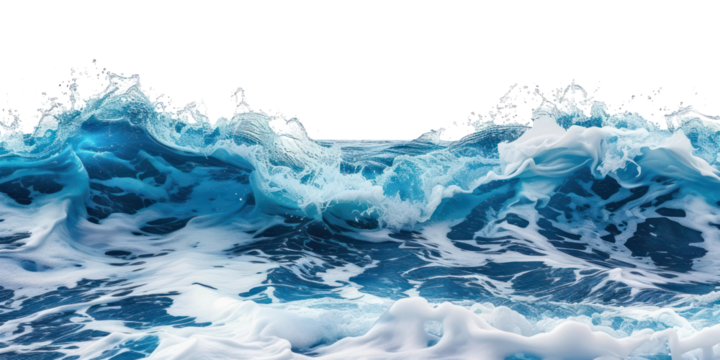 PNG Blue sea wave with white foam backgrounds outdoors nature.