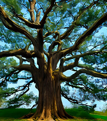 old oak tree