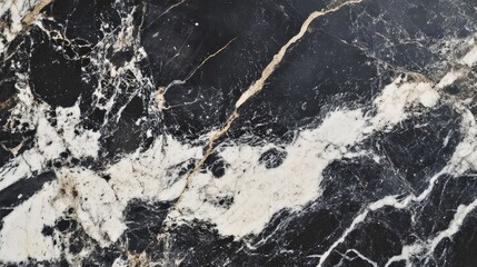 Black and white marble stone texture backdrop