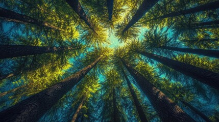 An awe-inspiring perspective from the forest floor,