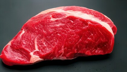 Fresh raw beef steak. Generated image
