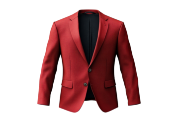 Stylish red blazer perfect for formal events or casual outings in any season