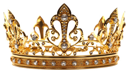 PNG Queen golden crown jewelry white background accessories.