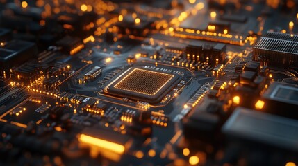 entangled particles on a high-tech electronic chip