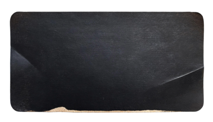 Torn rectangle black paper for using as text box