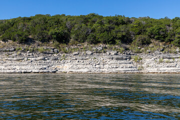 Forest and rocks around Colorado river