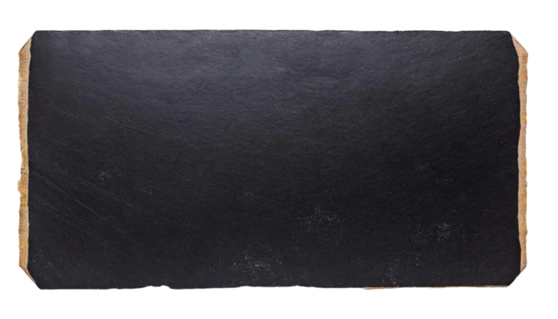 Torn rectangle black paper for using as text box