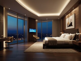 luxury hotel bedroom,interior of a bedroom,interior of a hotel room,luxury comfortable bedroom,hotel room interior