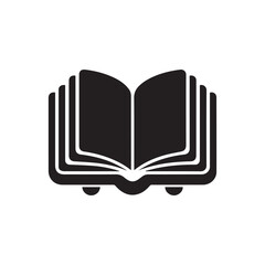 Book icon isolated on transparent background. Literature book icon collection. Textbook icon