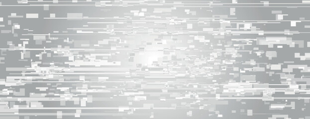 Abstract digital background with gray background, pixelated style. Gray background with a textured, glitchy appearance. Abstract pixelate glitch digital background vector