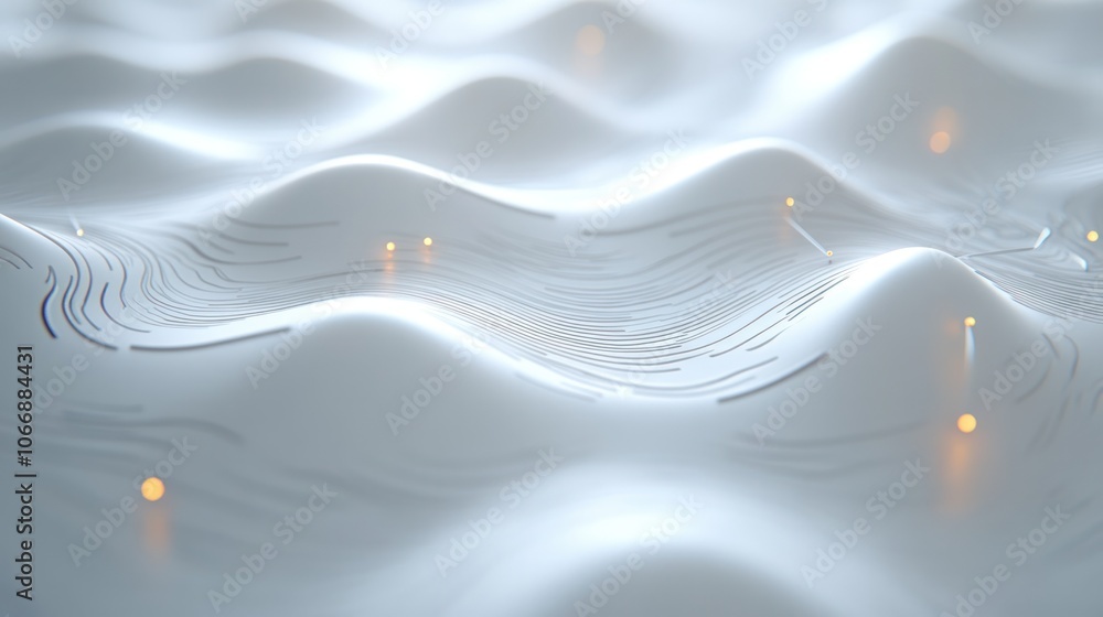 Poster transistor structure with interconnected nodes and energy particles visually flowing between