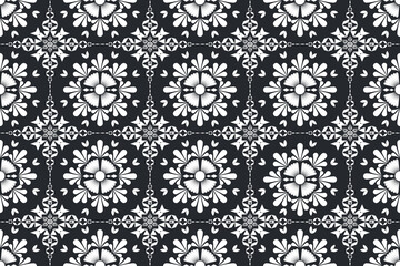 Damask geometric ornament. Japanese traditional color  Navajo tribal vector seamless pattern. Native ornament. Ethnic decor style. Vector seamless pattern. blanket, rug. Woven carpet