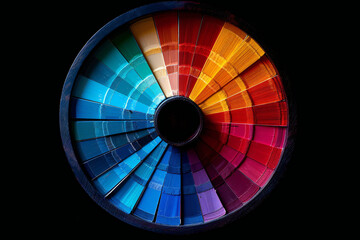 Digital Color Wheel Illustration