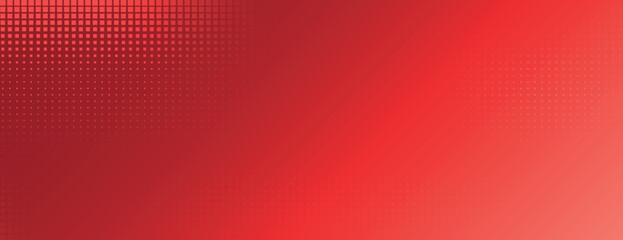 Vibrant red background with gradient effect and dotted texture. The background is modern and dynamic, with a red and red color scheme. Minimal halftone texture, halftone dotted background vector