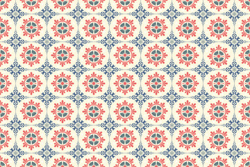 Damask geometric ornament. Navajo tribal vector seamless pattern. Native ornament. Ethnic South Western decor style. Vector seamless pattern. Mexican blanket, rug. Woven carpet