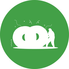 Happy birthday single vector icon